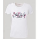 T-SHIRT CON STAMPA FLOREALE PEPE JEANS