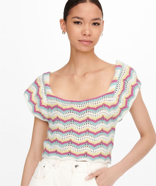 TOP CROPPED CROCHET ONLY