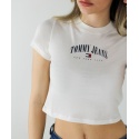 T-SHIRT CROPPED CON LOGO TOMMY JEANS