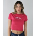 T-SHIRT CROPPED CON LOGO TOMMY JEANS