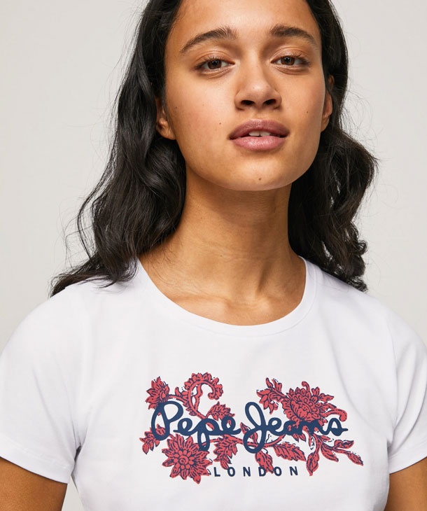 T-SHIRT CON STAMPA PEPE JEANS