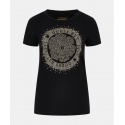 T-SHIRT LOGO FRONTALE CON BORCHIE GUESS
