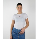 T-SHIRT A COSTE CON BADGE TOMMY JEANS