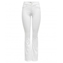 JEANS FLARED WHITE ONLY