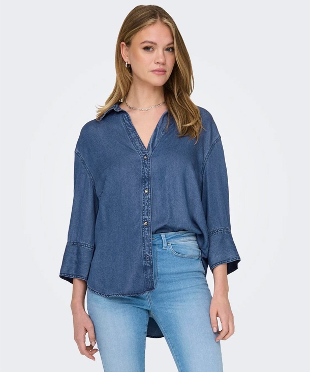 CAMICA LOOSE FIT IN DENIM ONLY